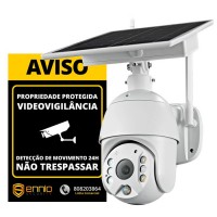 Câmara Solar WIFI - 100% Sem Fios