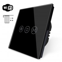 INTERRUPTOR WIFI PARA MOTORES DE ESTORES, CORTINAS, PERSIANAS E PORTÕES - SÉRIE 80-Preto